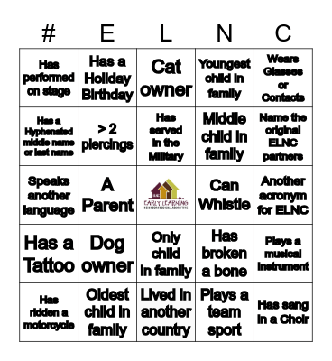 The Hall St. Team Bingo Card