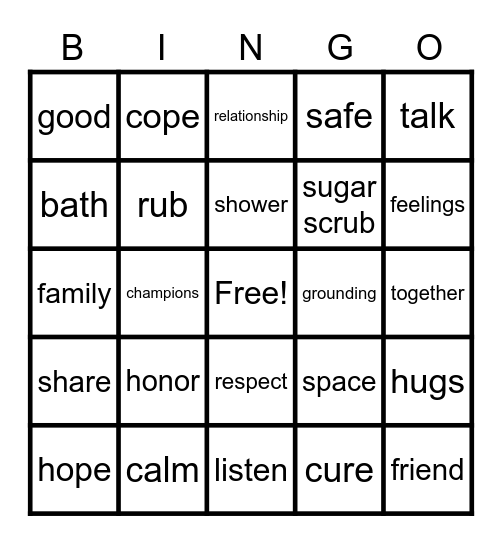 SAFETY BINGO Card