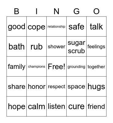 SAFETY BINGO Card
