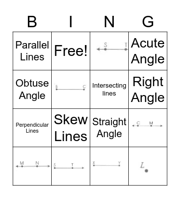 Identifying Geometry Bingo Card