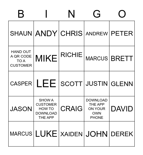 Product Finder Friday/ FATHER'S DAY Bingo Card
