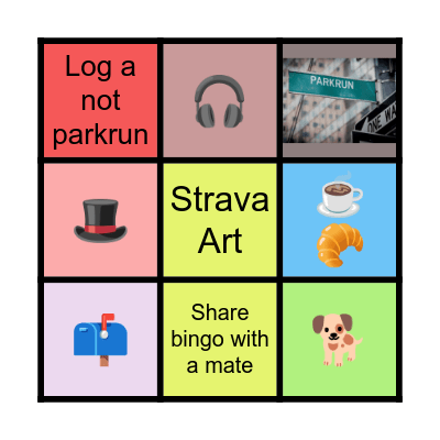 not parkrun bingo Card