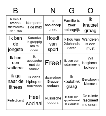 Mikheli Veronika Bingo Card
