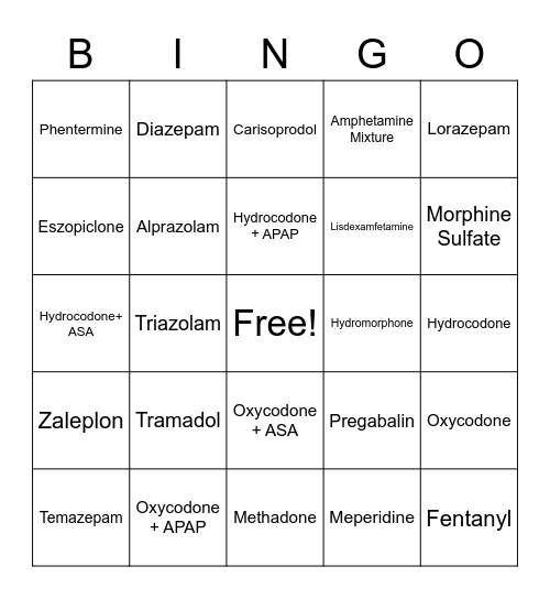 April Rangel Bingo Card