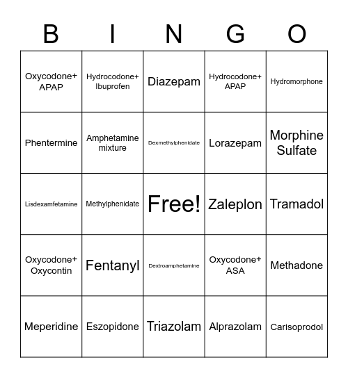 Kaylie Garcia Bingo Card