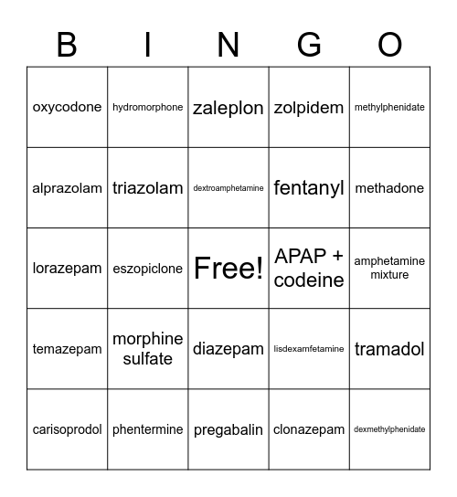 Alyssa Rosales Bingo Card