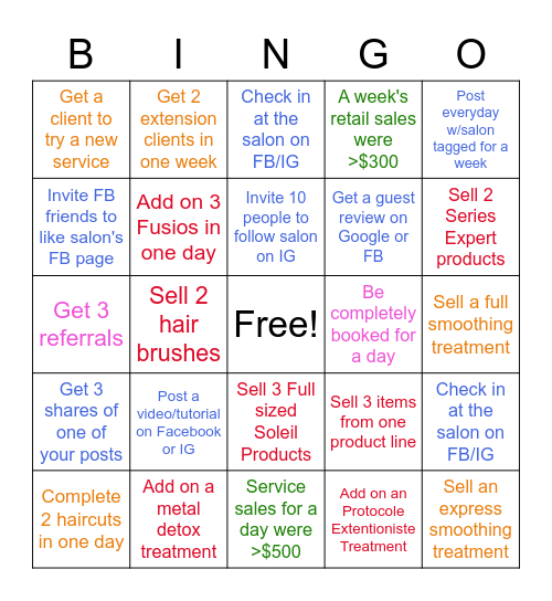 Omar's Bingo Card