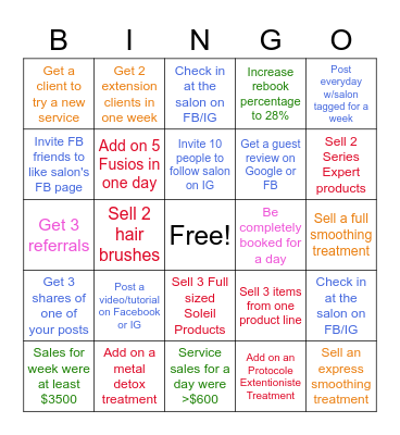 Omar's Bingo Card