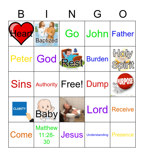 September 5, 2021 Bingo Card