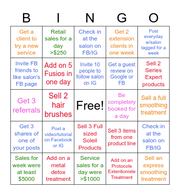 Omar's Bingo Card