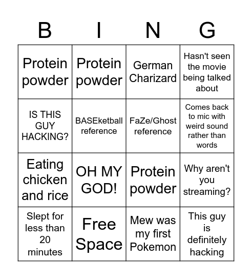 Clippy Bingo Card