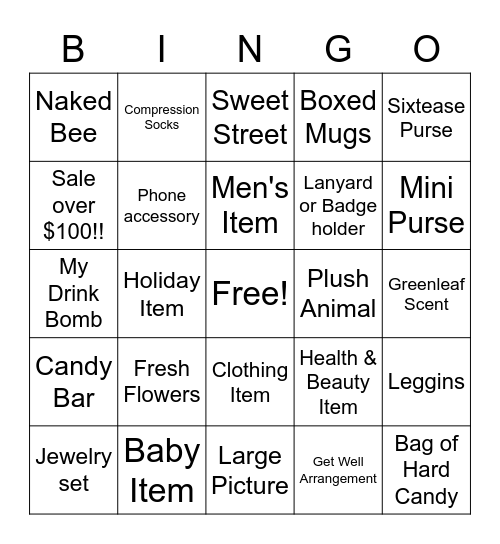 Volunteer Bingo Card