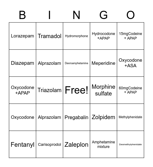 Elizabeth Fragoso Bingo Card