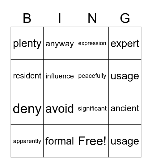 GEB3U1 An Island that "Apologizes" Nonstop Bingo Card