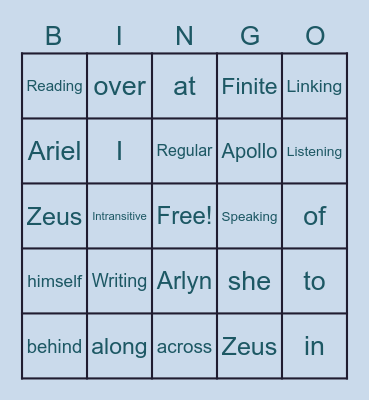 COURSE ENRICHMENT BINGO! Bingo Card