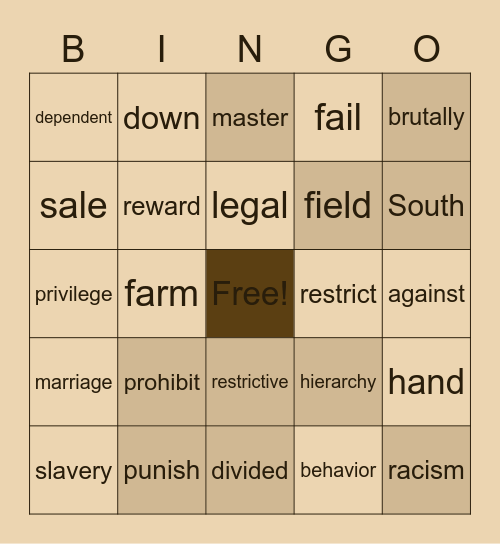 TEAM UNA BINGO Card