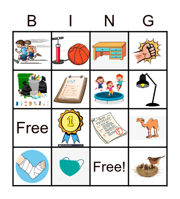 Blends Bingo Card