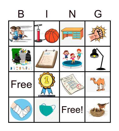 Blends Bingo Card