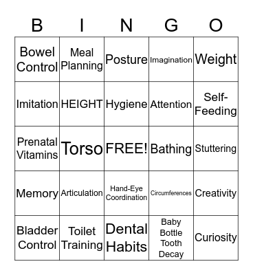 PCD      5.01 Key Terms Bingo Card