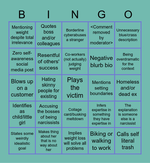 SUPPORT BINGO DELTA Bingo Card