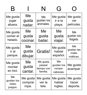 Jueves - Maestra Vega Bingo Card