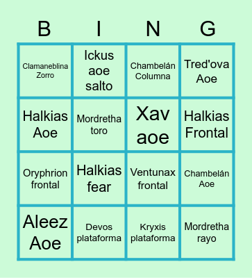 ¿Dónde rodará Ozele? Bingo Card