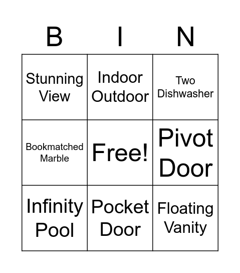 Enes Bingo Card
