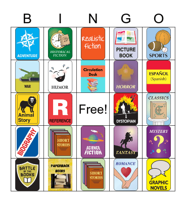 Library Bingo Card