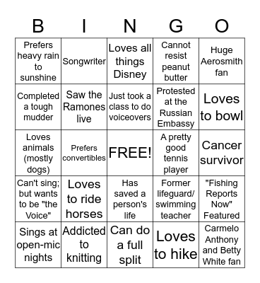 Veritext Meet and Greet BINGO! Bingo Card