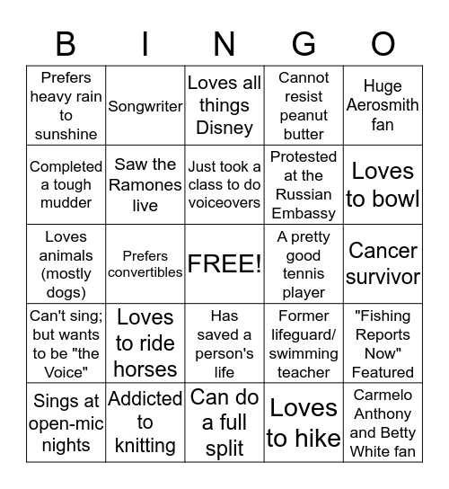 Veritext Meet and Greet BINGO! Bingo Card