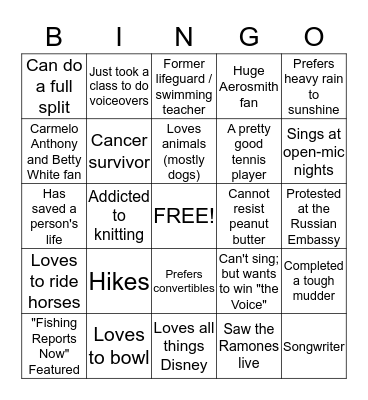 Veritext Meet and Greet BINGO! Bingo Card