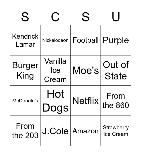 Mix & Mingle Bingo Card