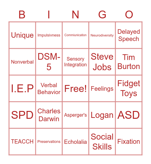 SMC for the Spectrum Bingo Card