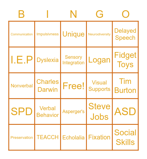 SMC for the Spectrum Bingo Card