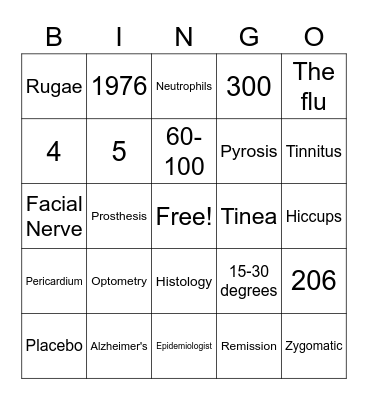 CLUB MED Bingo Card