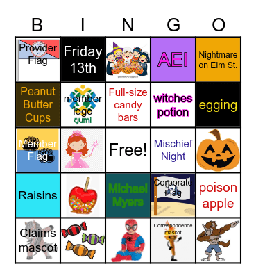 Haunted AEI Bingo Card