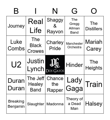 v74 Angels Bingo Card