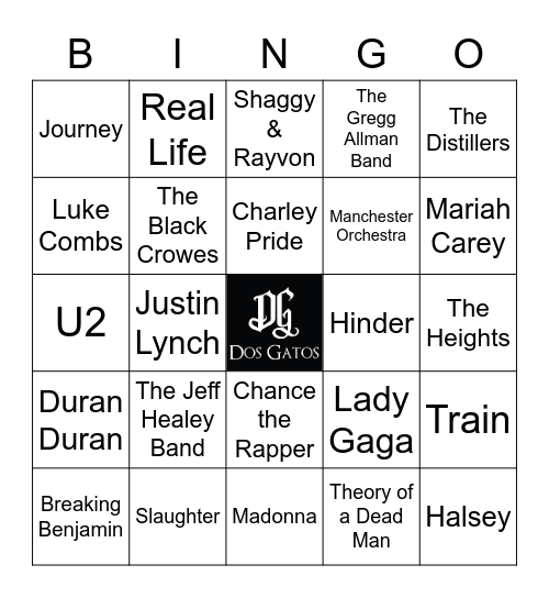 v74 Angels Bingo Card