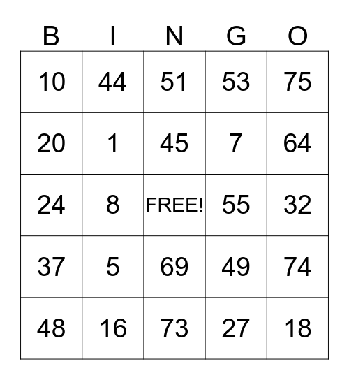 CyberMoney Bingg0 Card Bingo Card