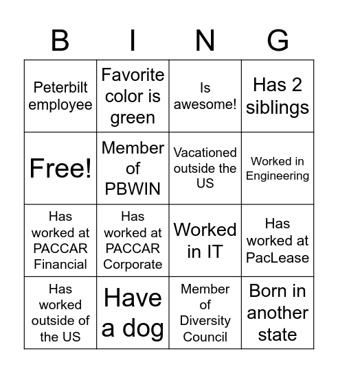 Ignite Your Networking Bingo Card