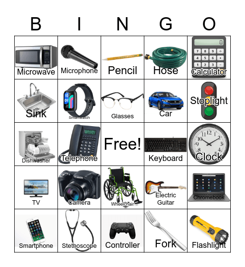 What is Technology? Bingo Card