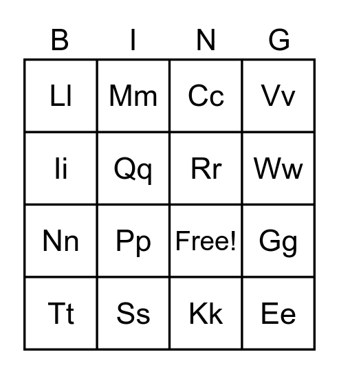 Yugtun Igat Nepet Bingo Card