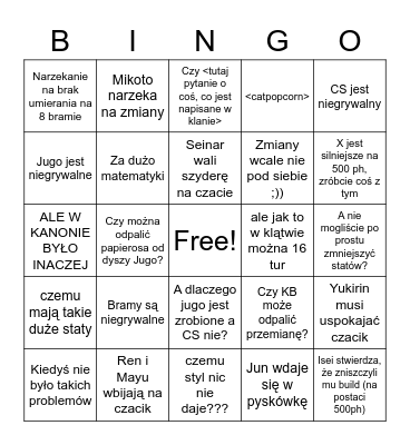 Rework bram i Jugp Bingo Card