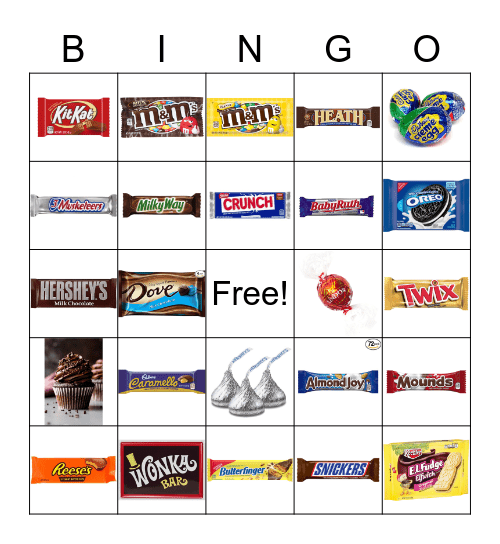 Chocolate Bingo! Bingo Card