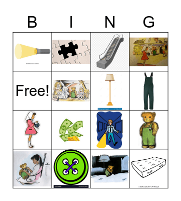 Corduroy BINGO Card