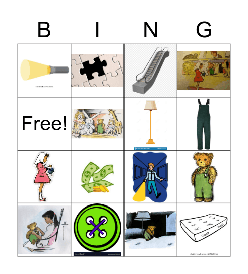Corduroy BINGO Card