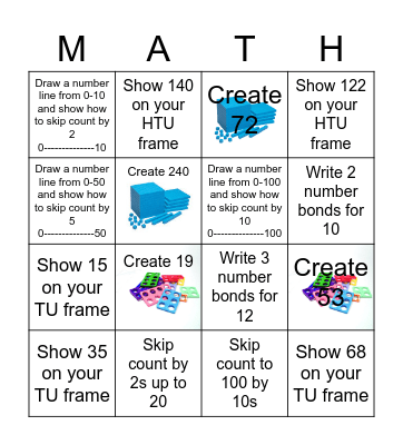 Math Review Week 3 Bingo Card