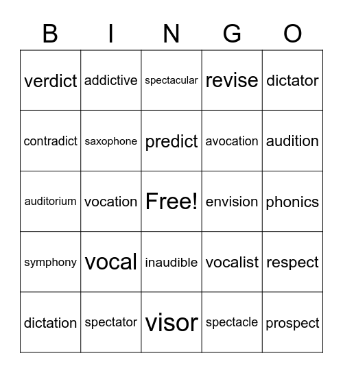 Lesson 1-3 Review Bingo Card