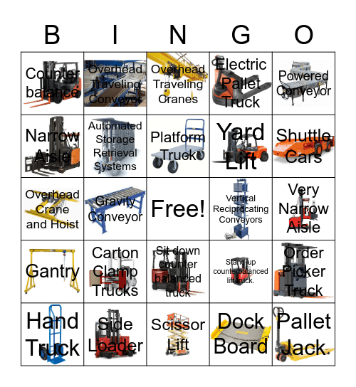 Men at Work Bingo Card