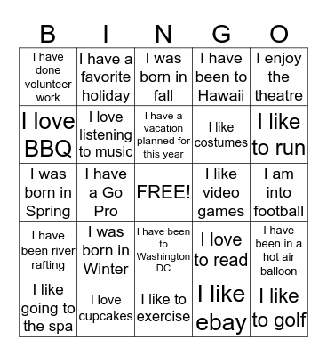 ELCO Bingo - C Bingo Card